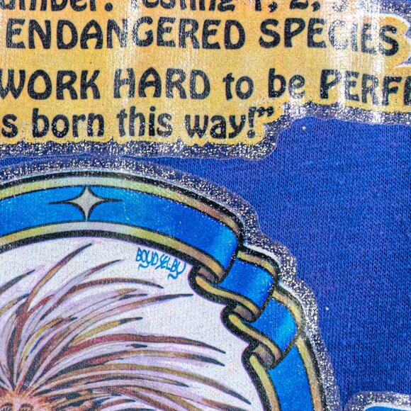 Virgo Zodiac Astrological Horoscope Sign T-Shirt Medium VTG 80s Hipster - Picture 5 of 9